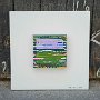 Coloured lines 17 2024, 25x25, Acryl-Lack auf LW,  € 110